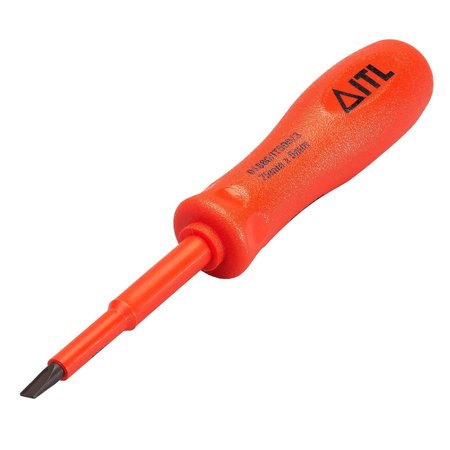ITL 1000v Insulated Slotted Screwdriver 6 x 13/64 x 3/64 - Slim Shank 01900